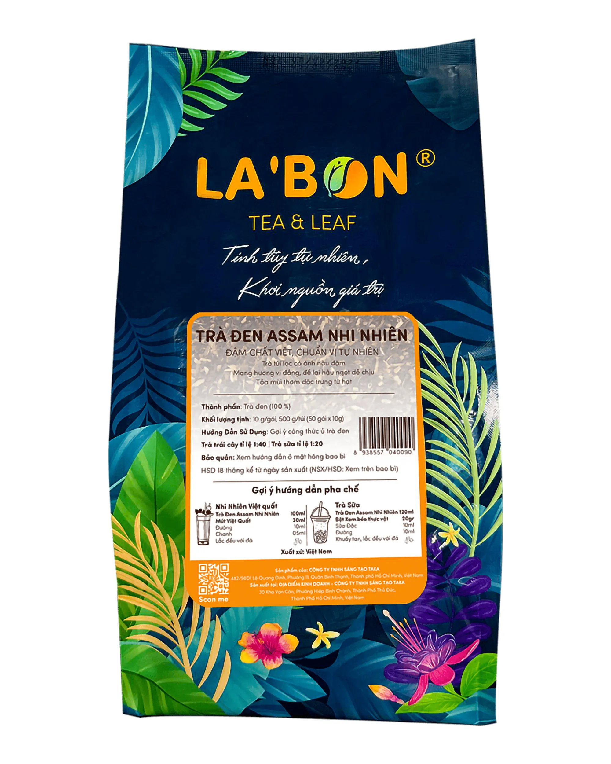 Assam Nhi Nhien Black Tea - 500g