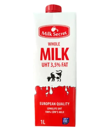 UHT Whole Milk 3.5% Fat – 1L