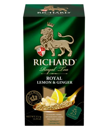 Lemon and Ginger Herbal Tea - 25 Tea Bags