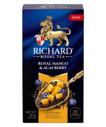 Mango & Acai Berry Flavored Black Tea - 25 Tea Bags