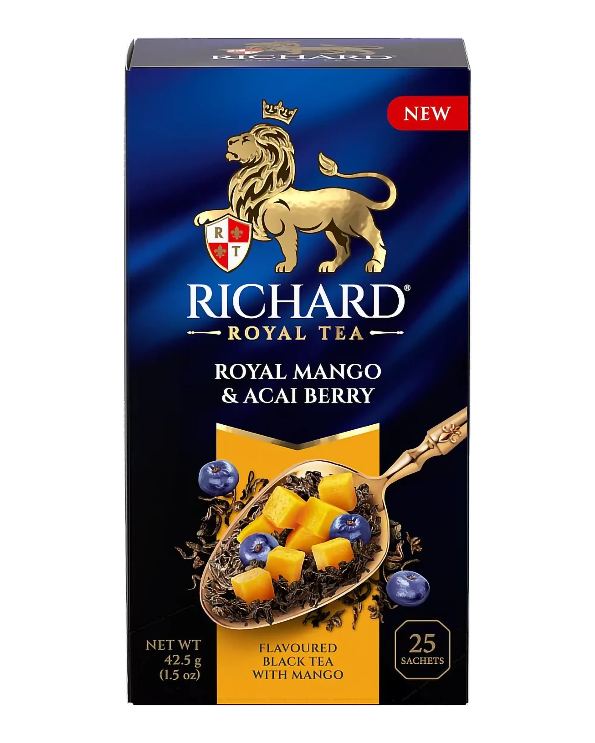 Mango & Acai Berry Flavored Black Tea - 25 Tea Bags