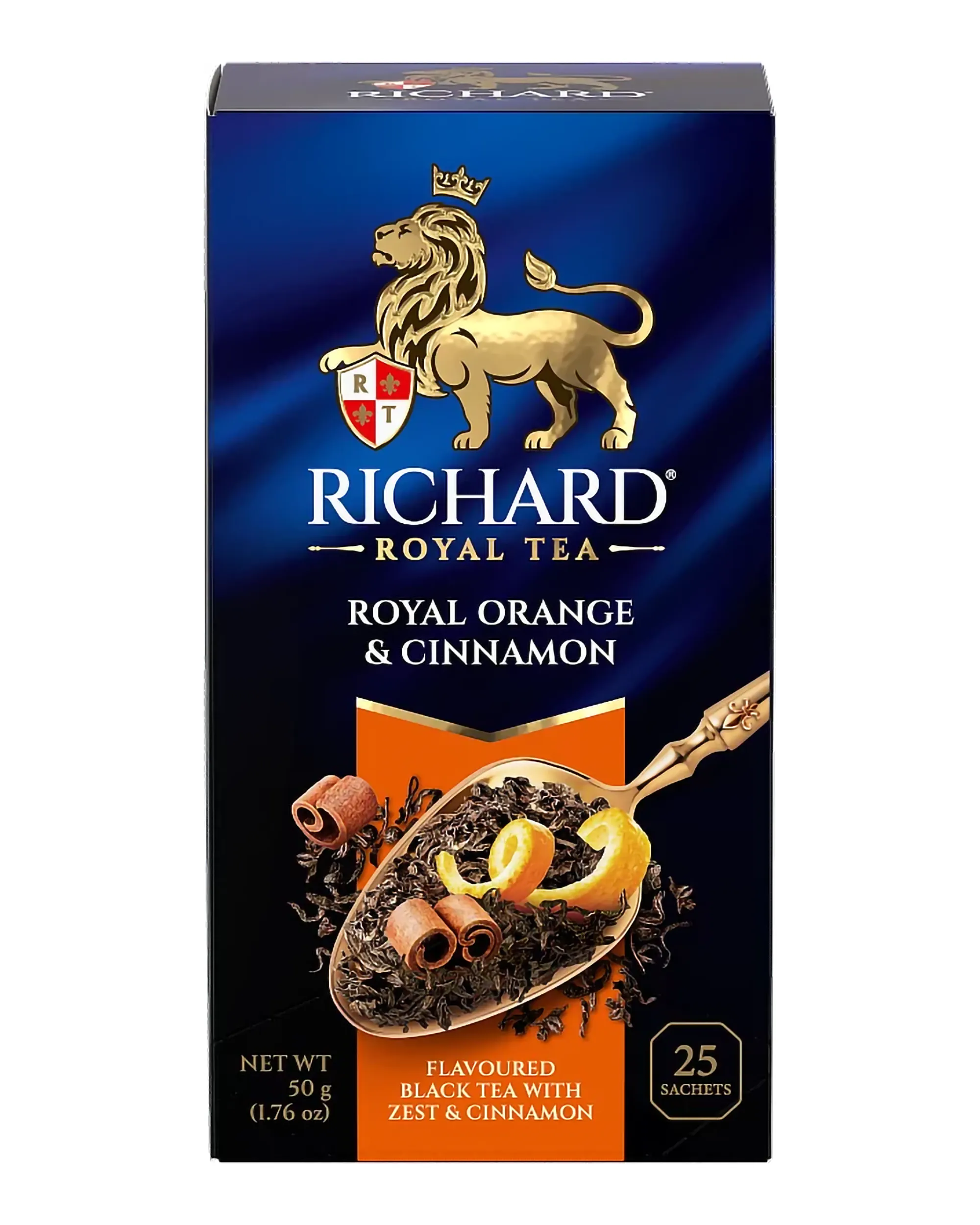 Orange & Cinnamon Flavored Black Tea - 25 Tea Bags