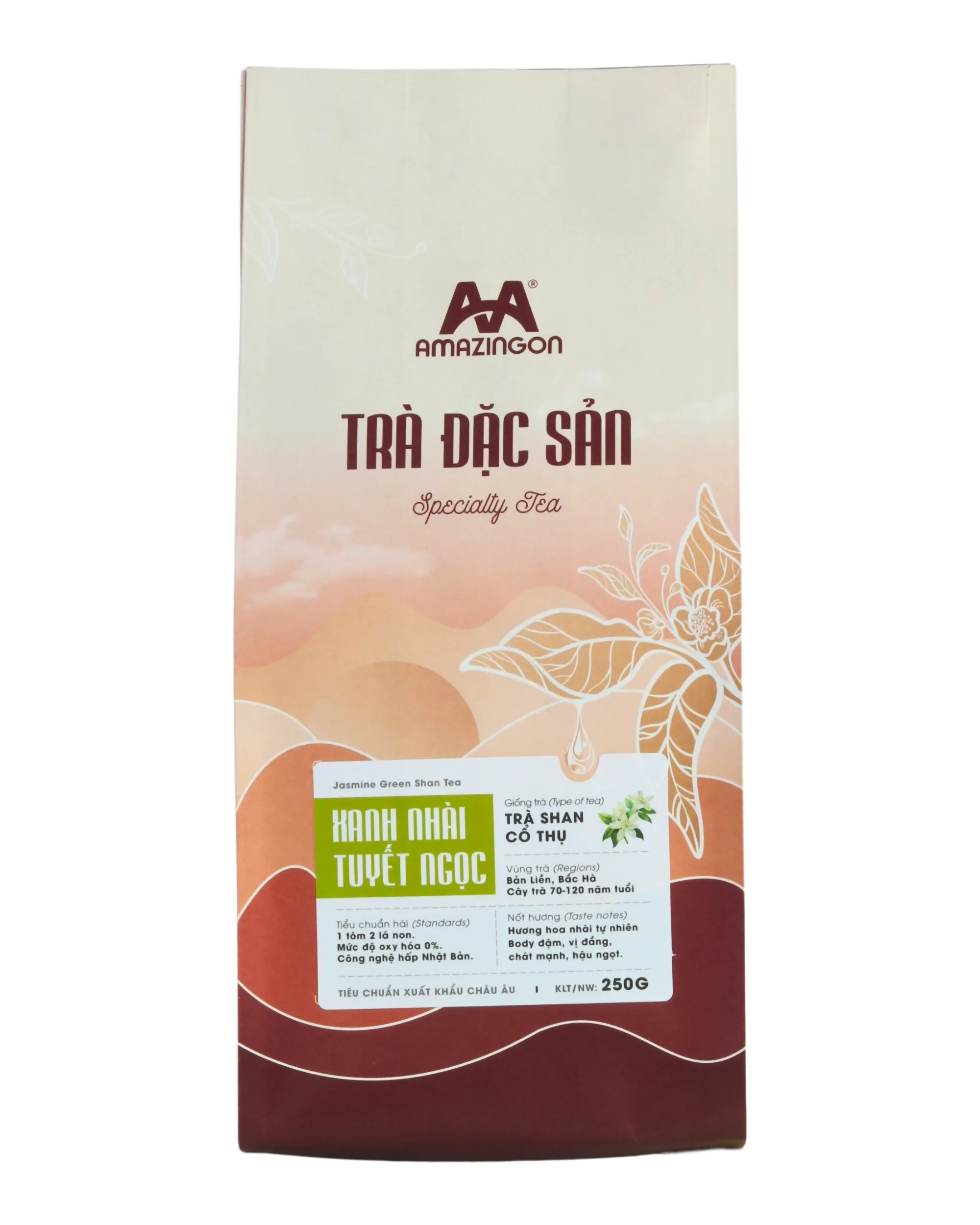 Xanh Nhai Tuyet Ngoc Jasmin Green Tea - 250g