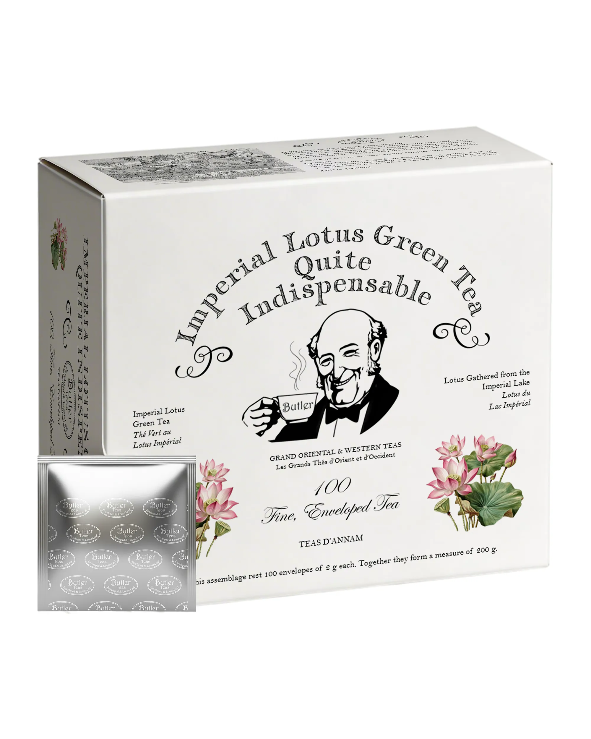 Imperial Lotus Green Tea Quite Indispensable - 100 Tea Bags