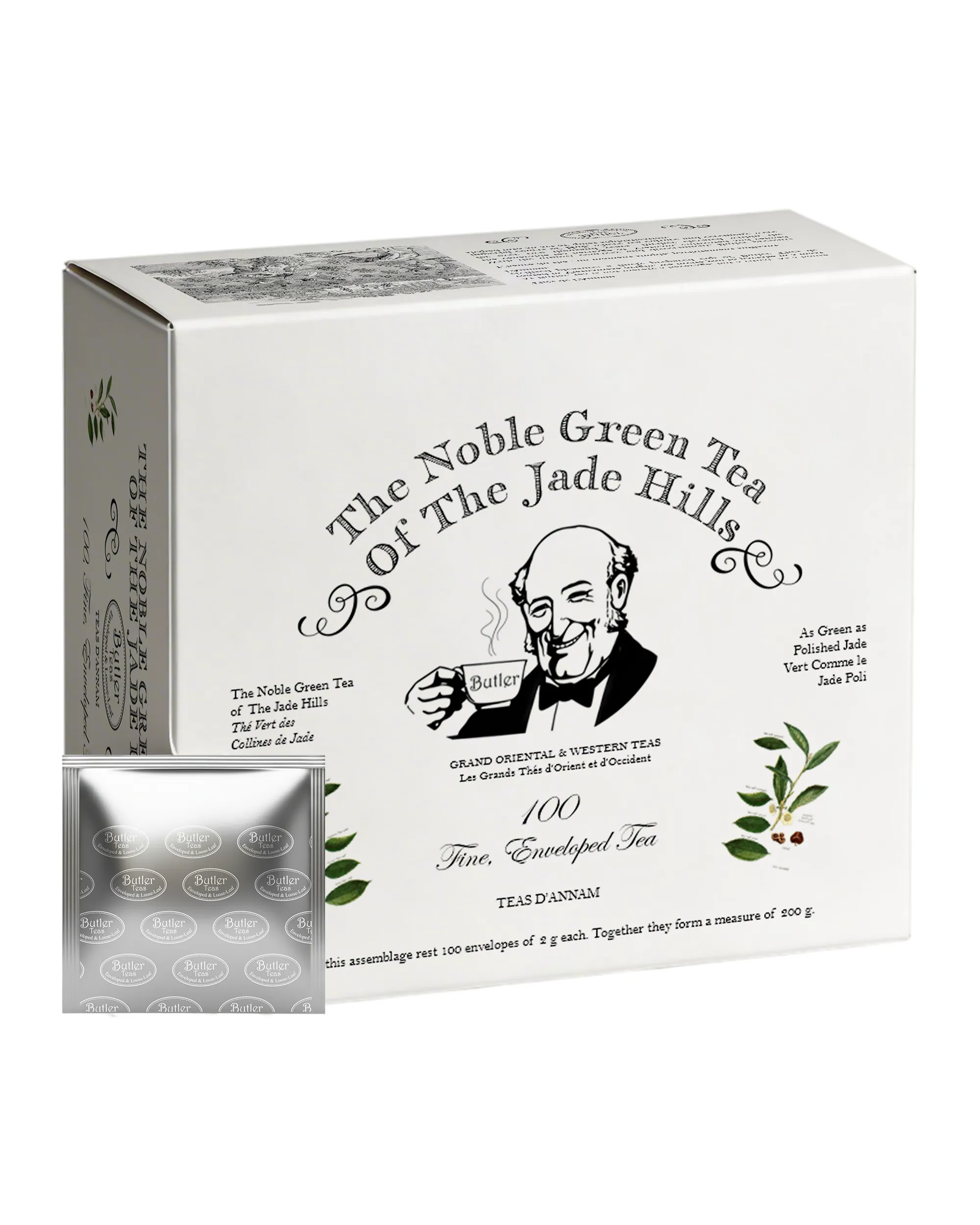 The Noble Green Tea of the Jade Hills - 100 Tea Bags