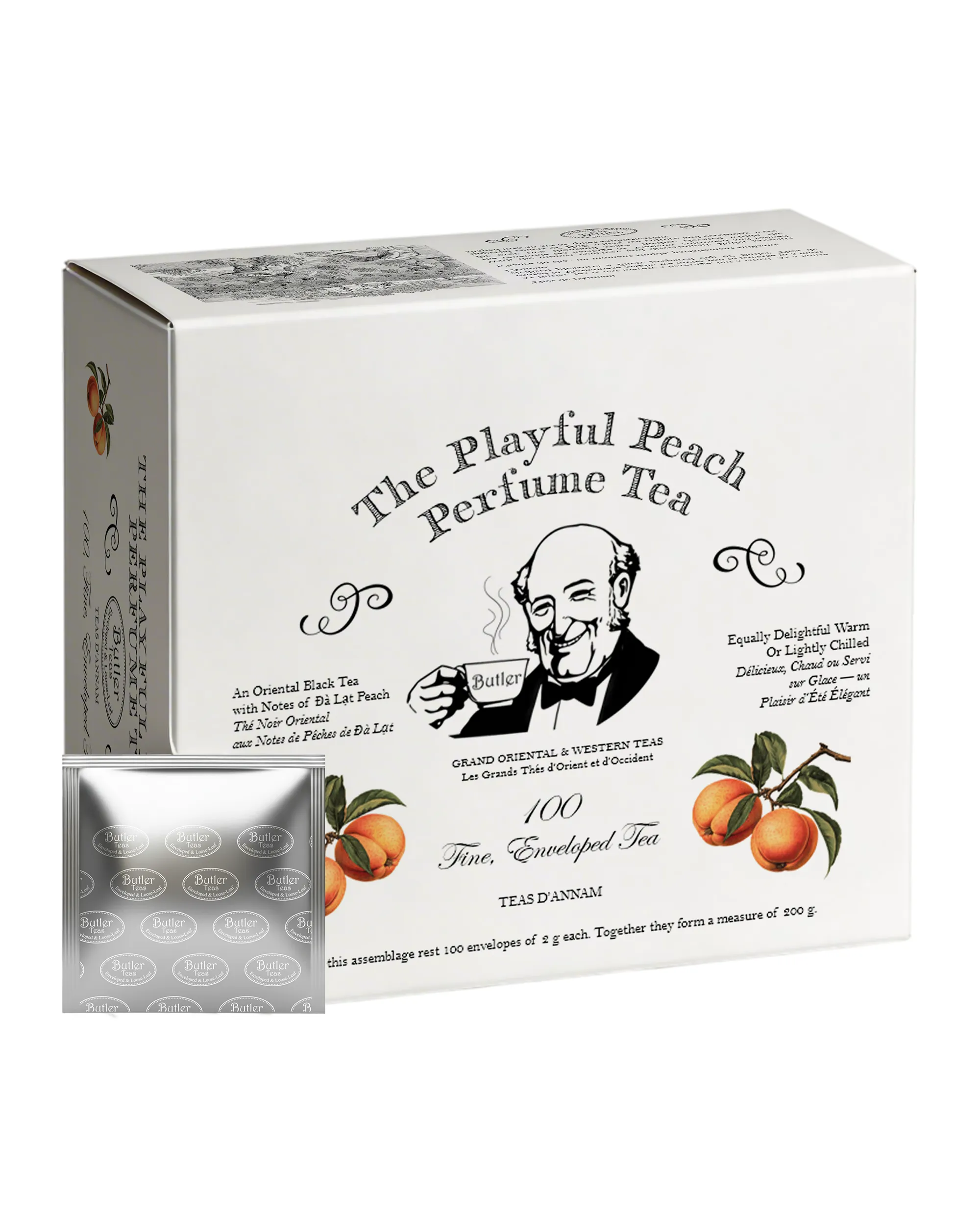 The Playful Peach Perfume Tea - 100 Tea Bags