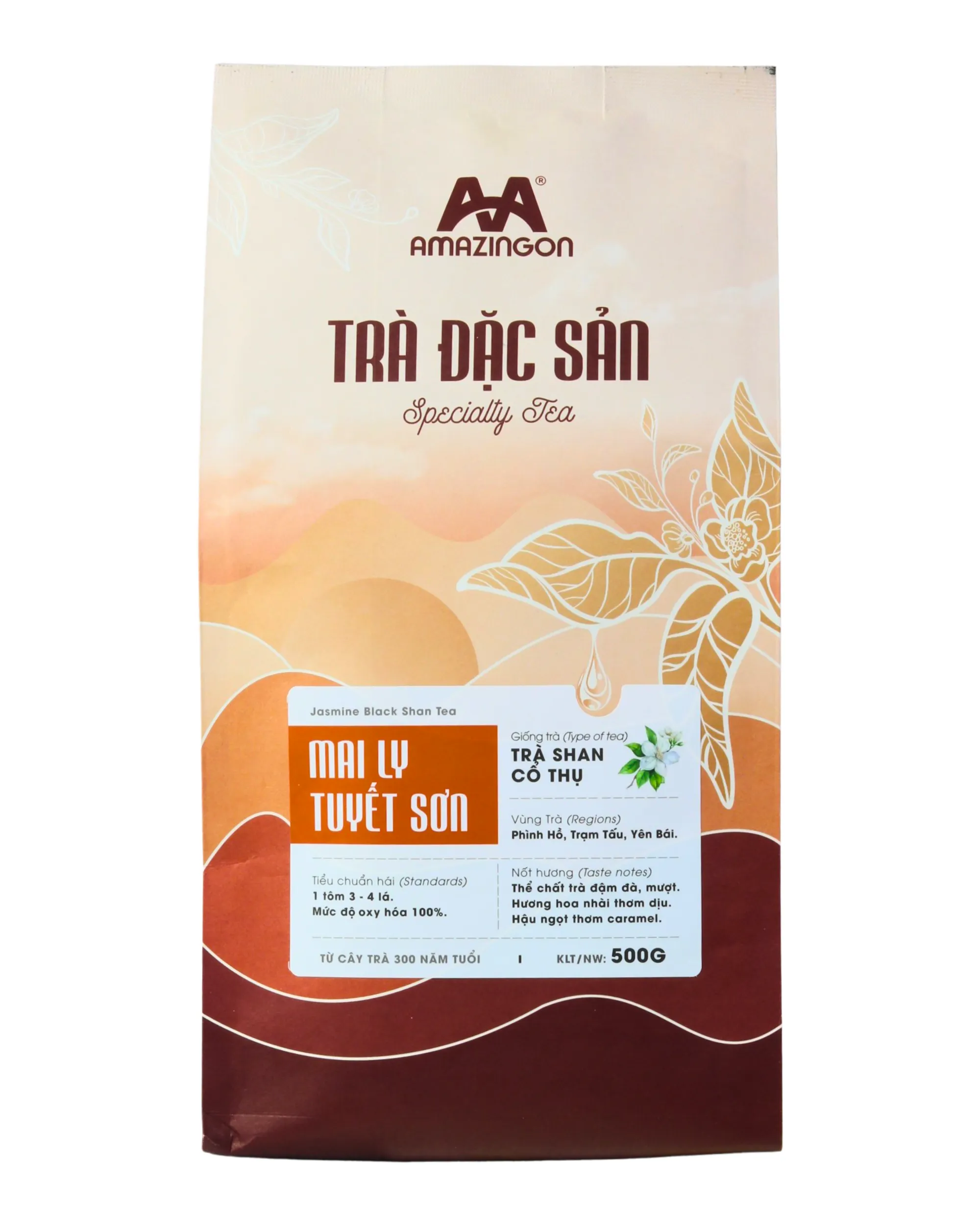 Mai Ly Tuyet Son Jasmine Black Tea - 500g