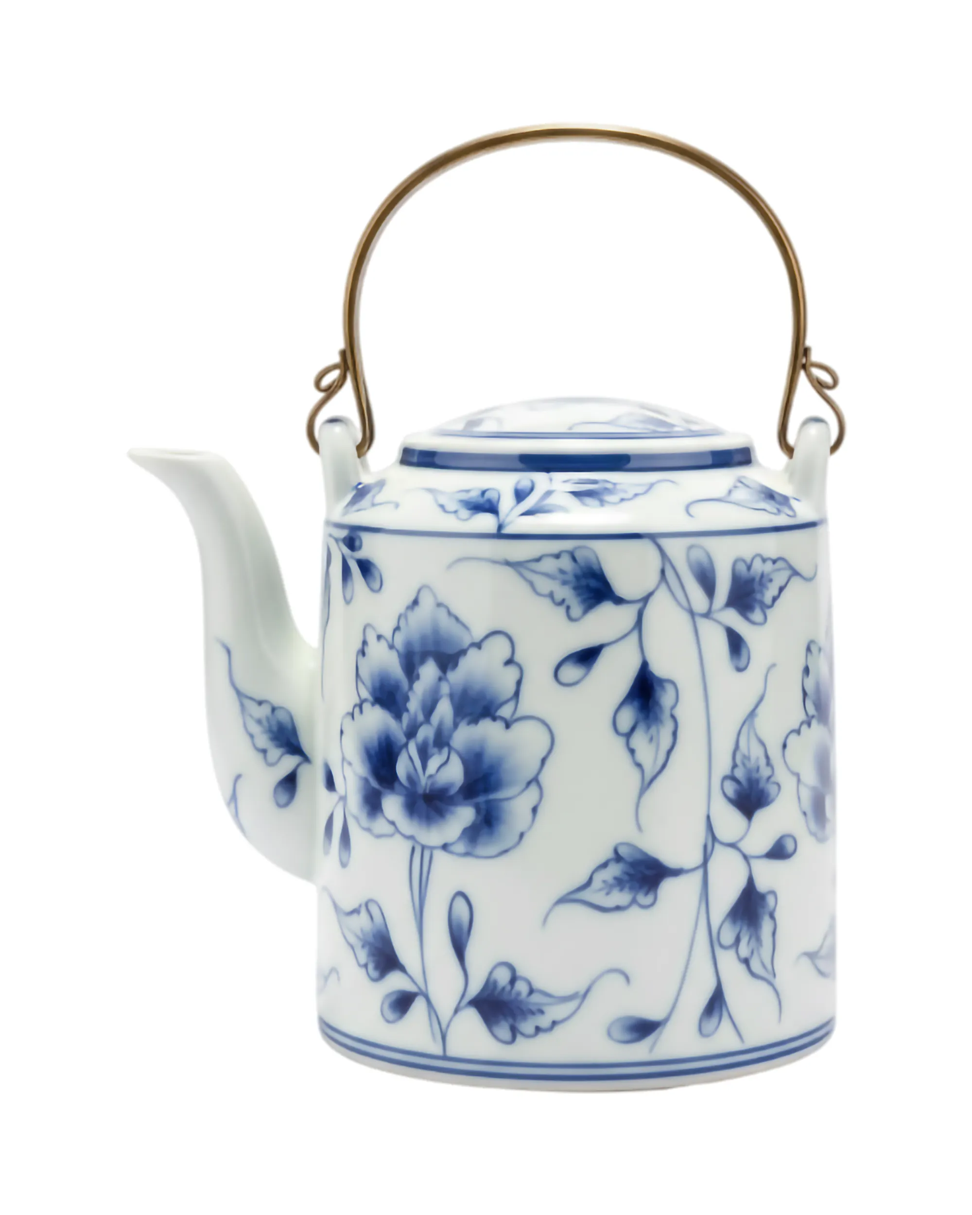 Bat Trang Porcelain Teapot – Hoa Hong