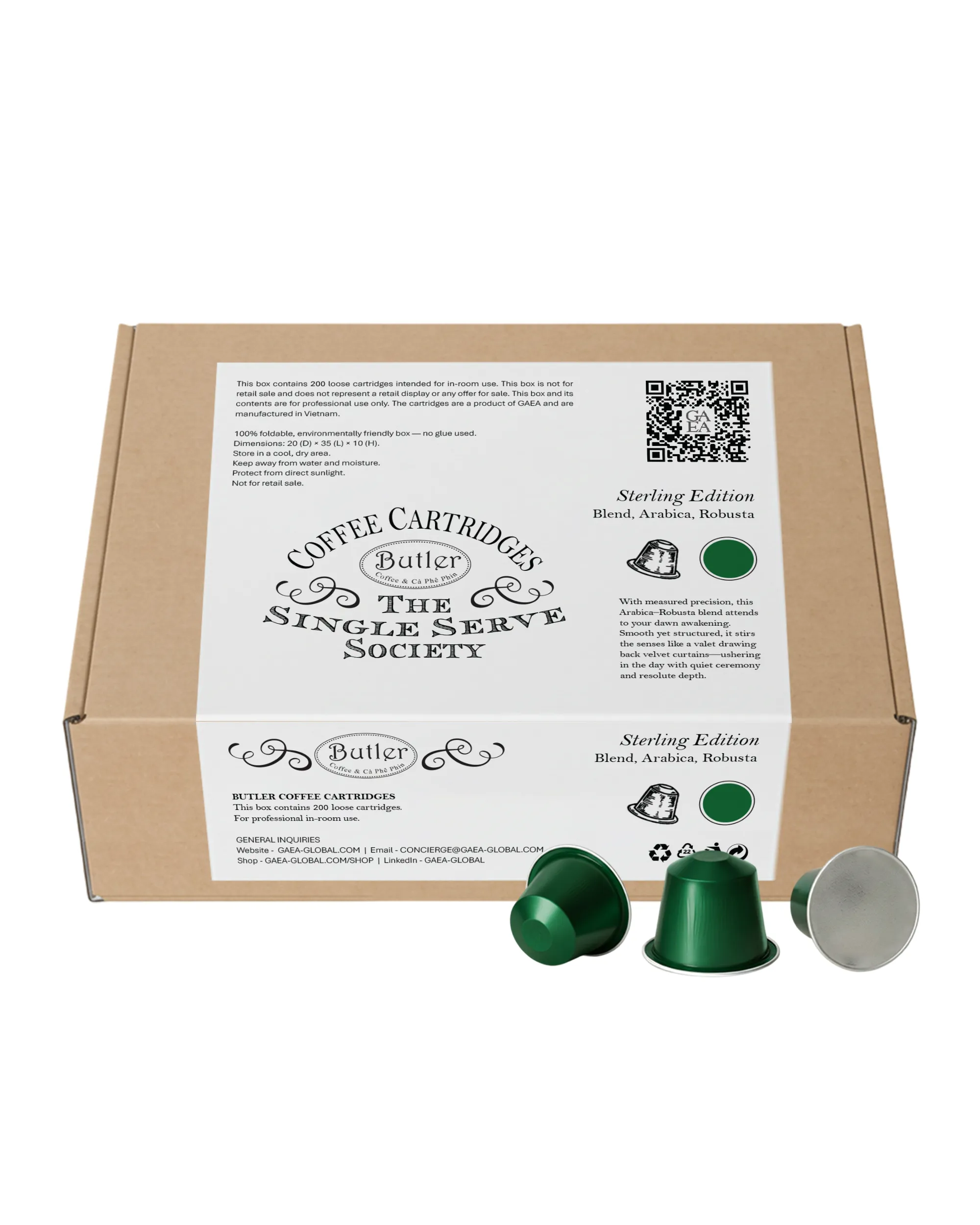 Sterling Edition Coffee Capsules - 200 Capsules