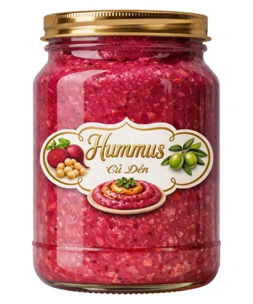 မုန်လာဥနီ Hummus – ၇၅၀ ဂရမ်