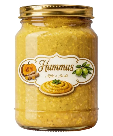 နနွင်းနှင့် ရွှေဖရုံသီး Hummus - ၇၅၀ ဂရမ်
