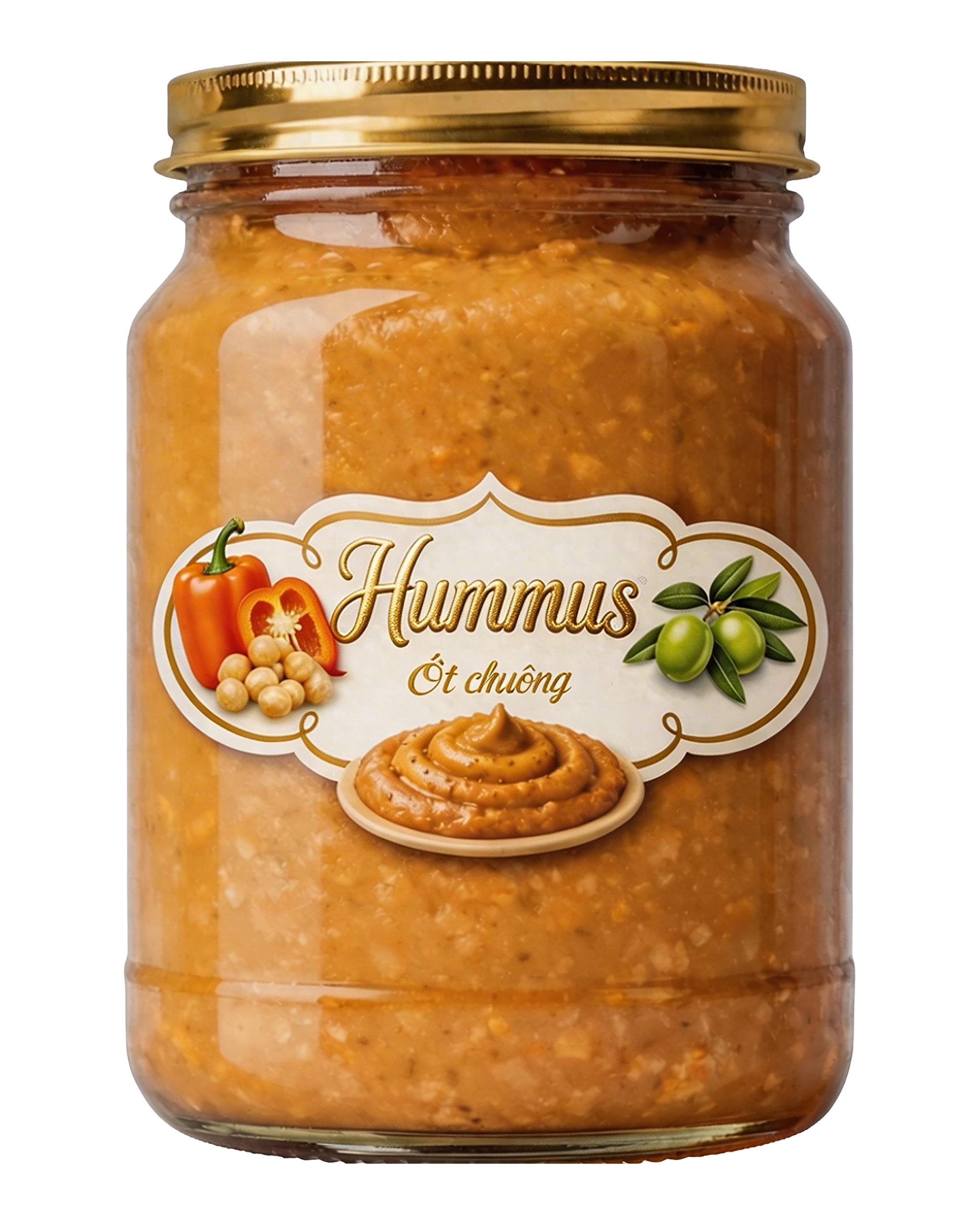 ငရုတ်ပွ Hummus – ၇၅၀ ဂရမ်
